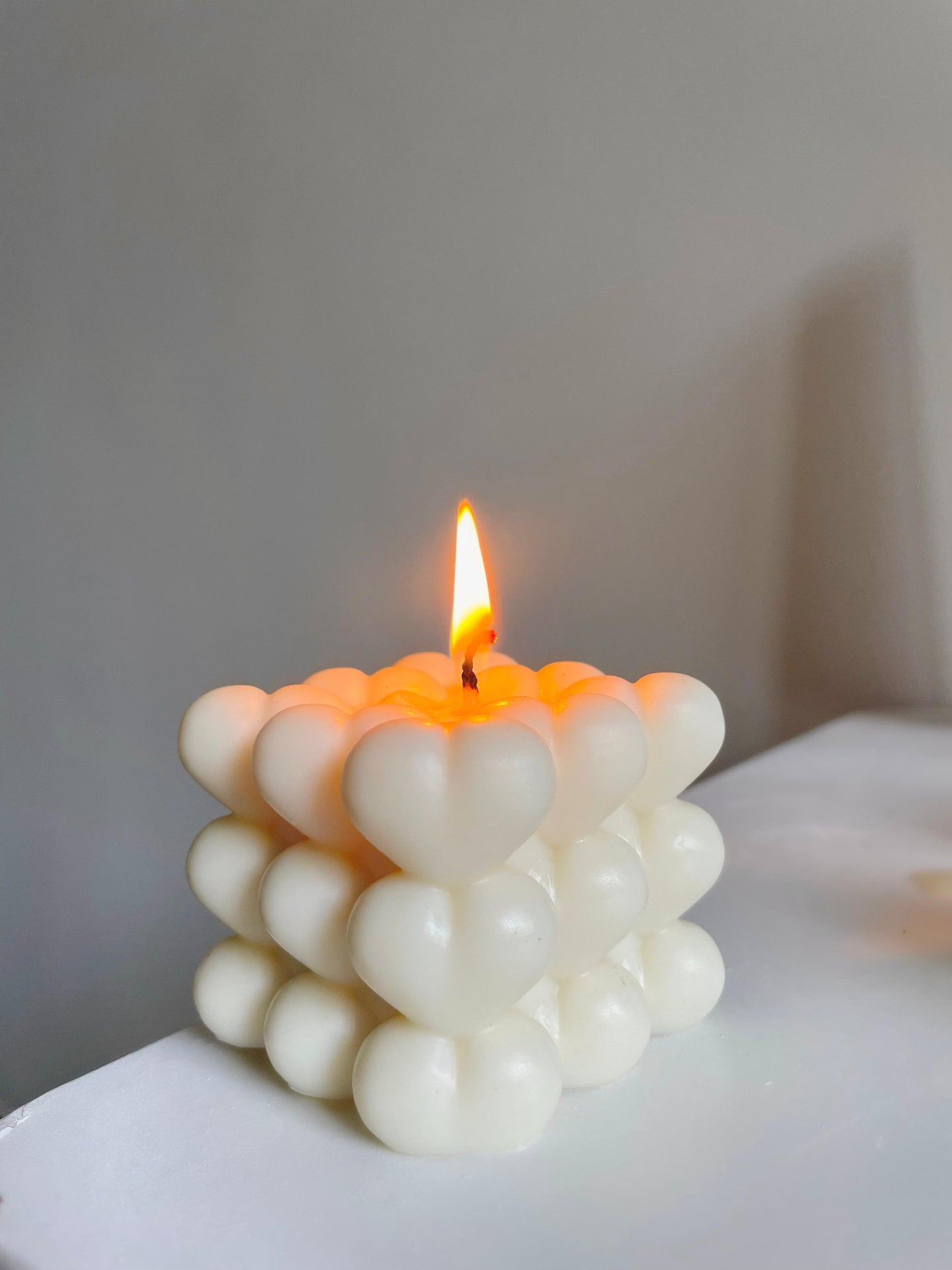 Heart Cube Candle