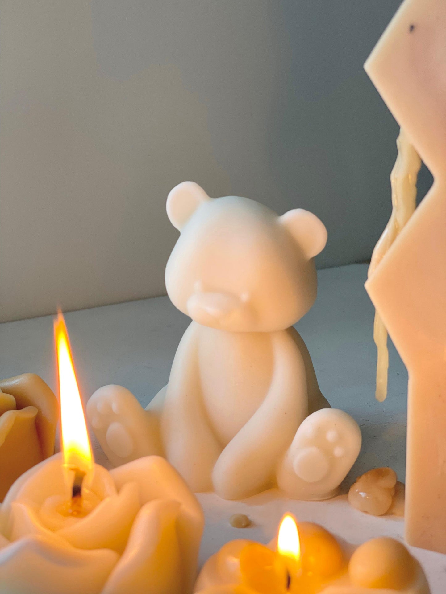 Teddy Candle