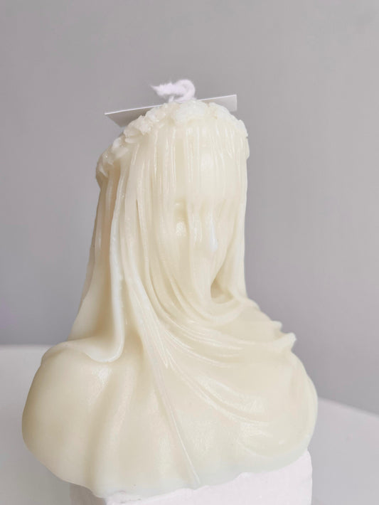 Veiled Sculptural Candle